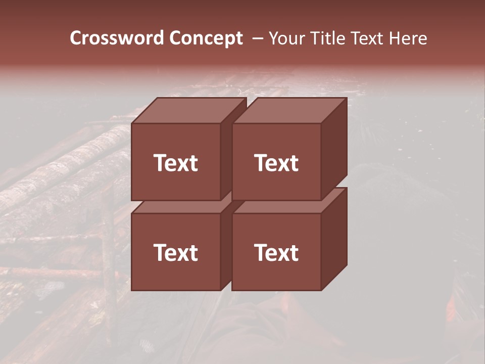 Logging Activity At Canal River PowerPoint Template