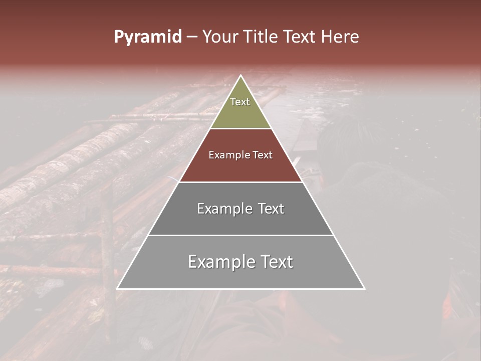 Logging Activity At Canal River PowerPoint Template