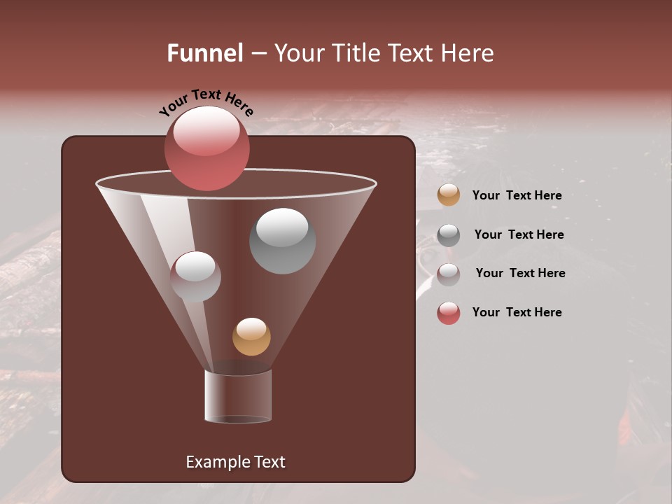 Logging Activity At Canal River PowerPoint Template