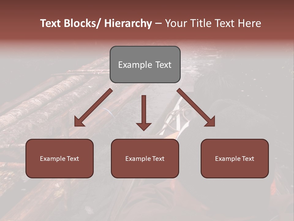 Logging Activity At Canal River PowerPoint Template