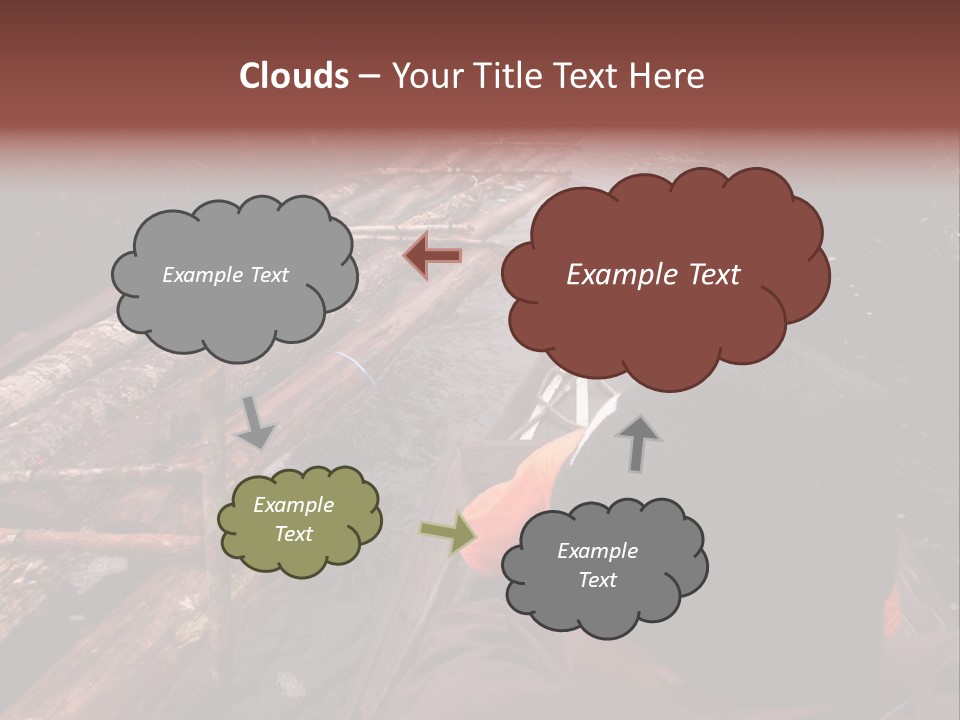 Logging Activity At Canal River PowerPoint Template