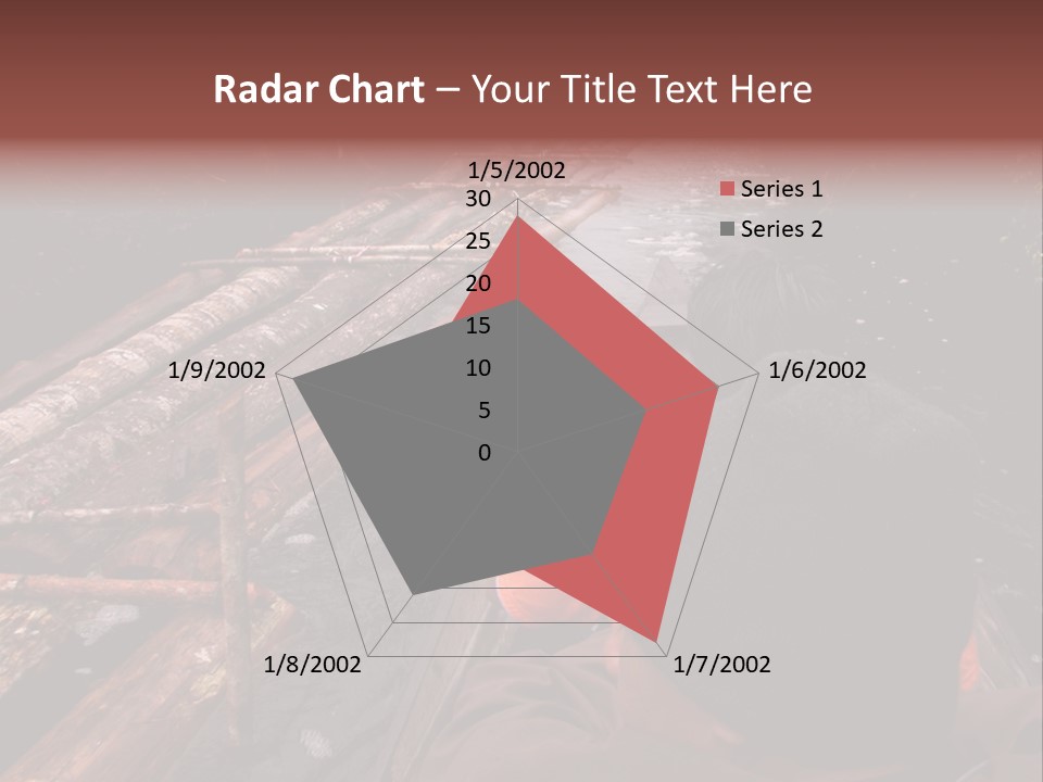 Logging Activity At Canal River PowerPoint Template