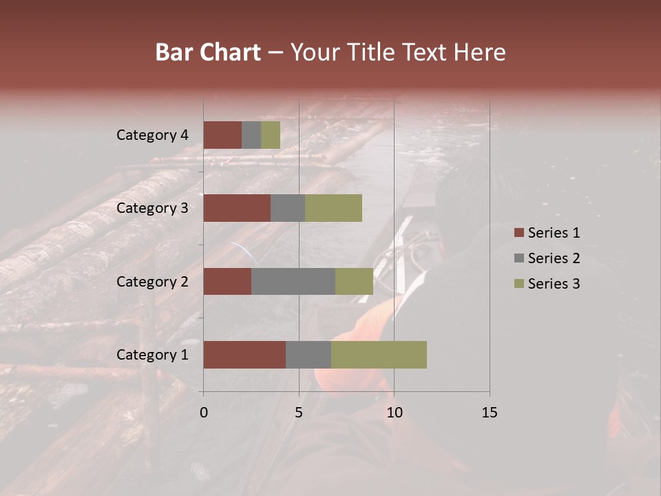 Logging Activity At Canal River PowerPoint Template