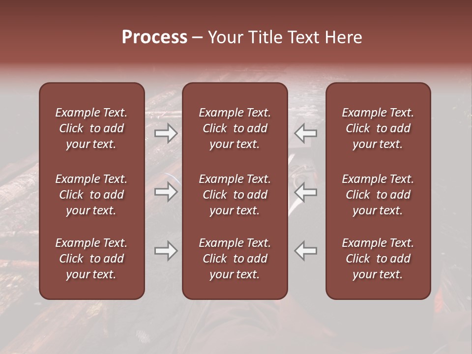 Logging Activity At Canal River PowerPoint Template