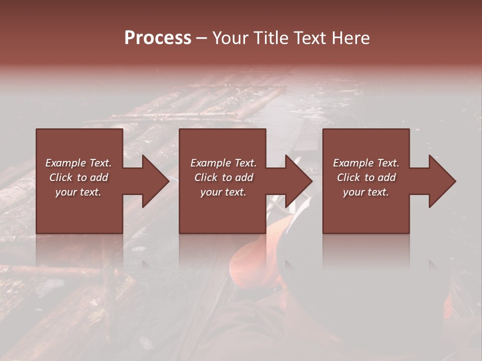 Logging Activity At Canal River PowerPoint Template