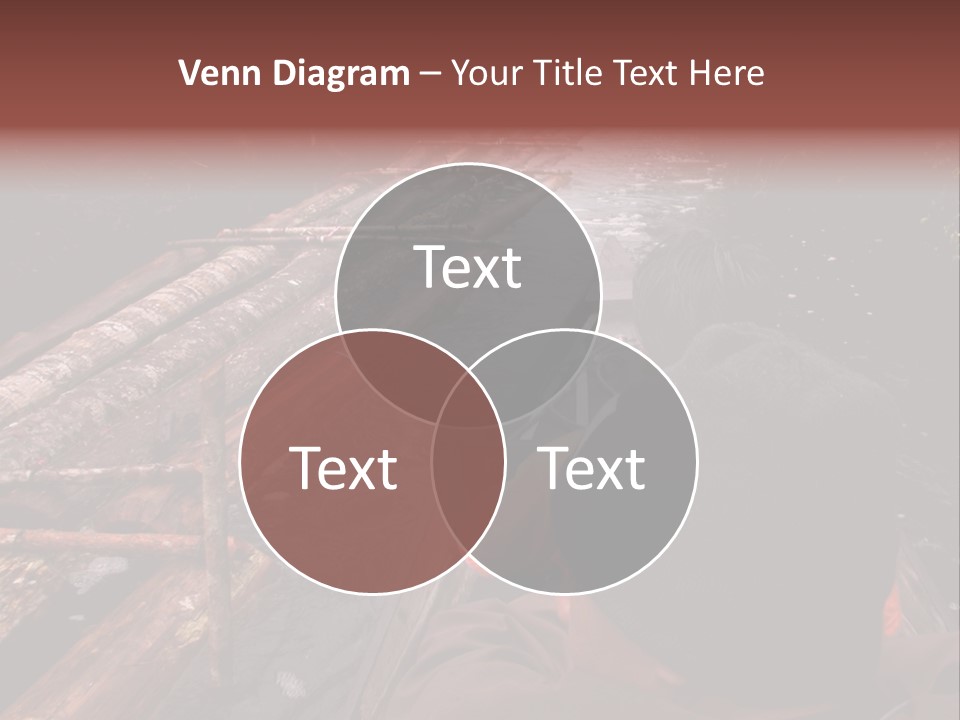 Logging Activity At Canal River PowerPoint Template