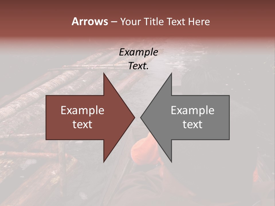 Logging Activity At Canal River PowerPoint Template