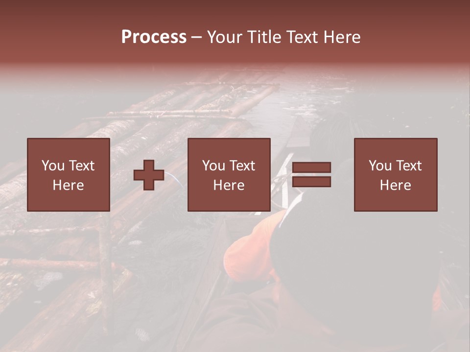 Logging Activity At Canal River PowerPoint Template