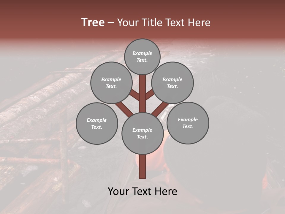 Logging Activity At Canal River PowerPoint Template