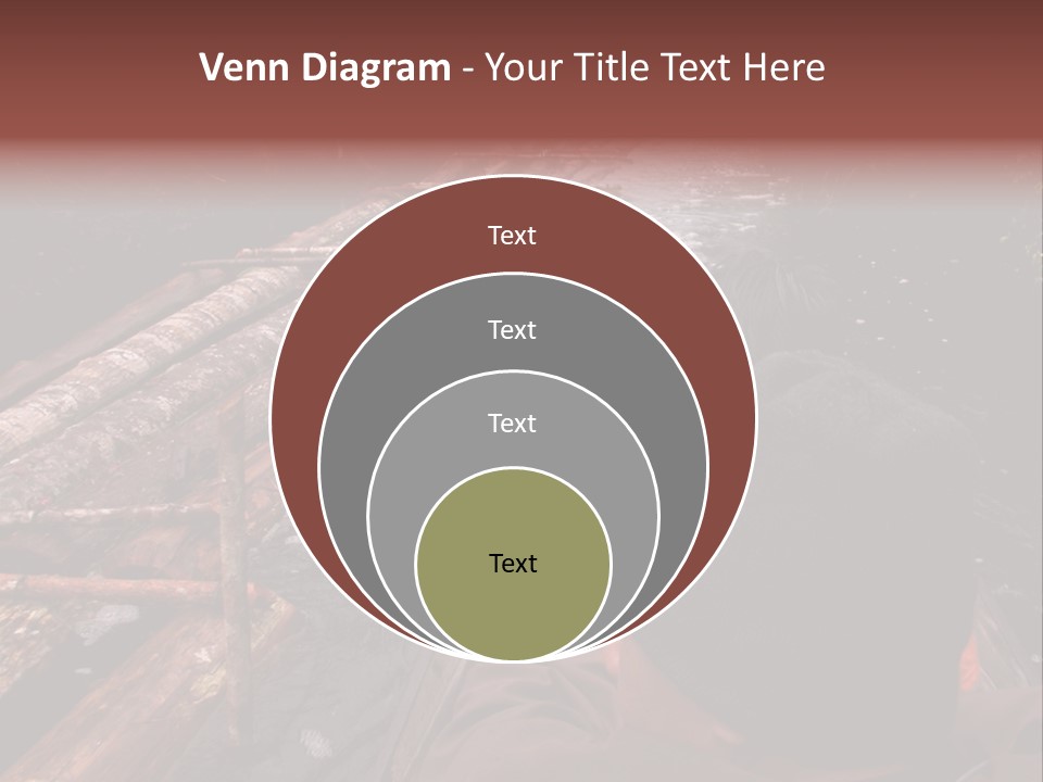 Logging Activity At Canal River PowerPoint Template