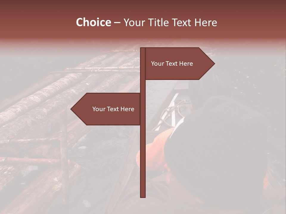 Logging Activity At Canal River PowerPoint Template