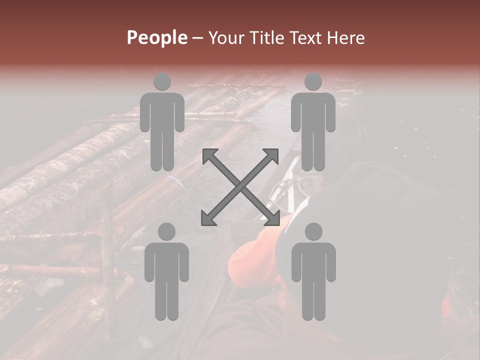 Logging Activity At Canal River PowerPoint Template