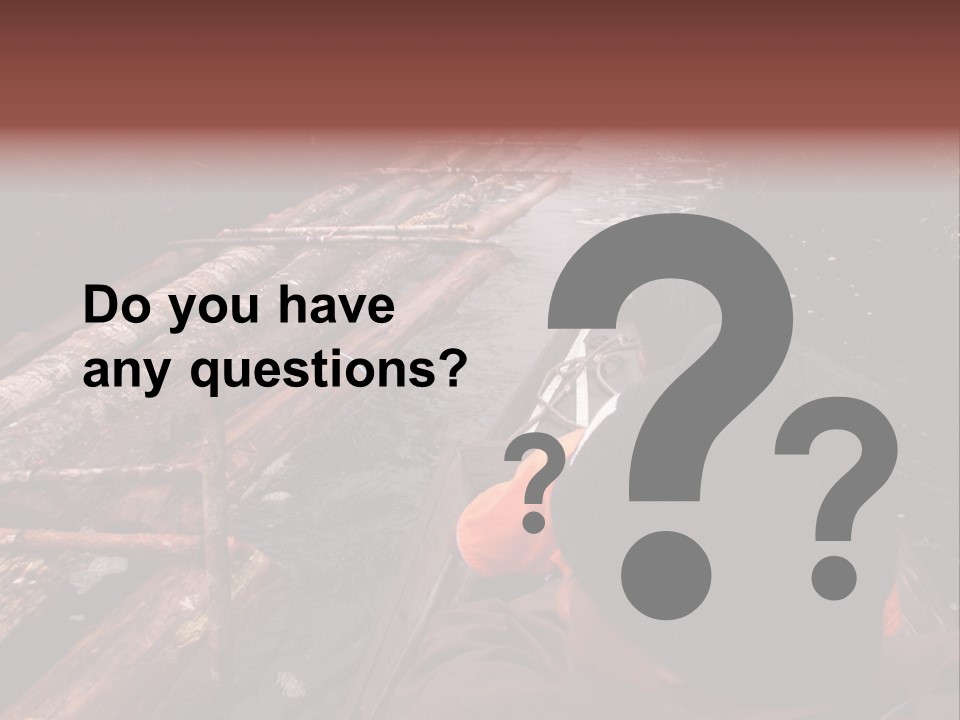 Logging Activity At Canal River PowerPoint Template