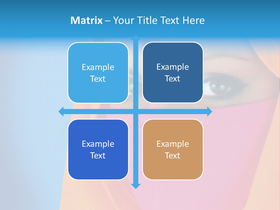 Face Of A Indian Woman. PowerPoint Template