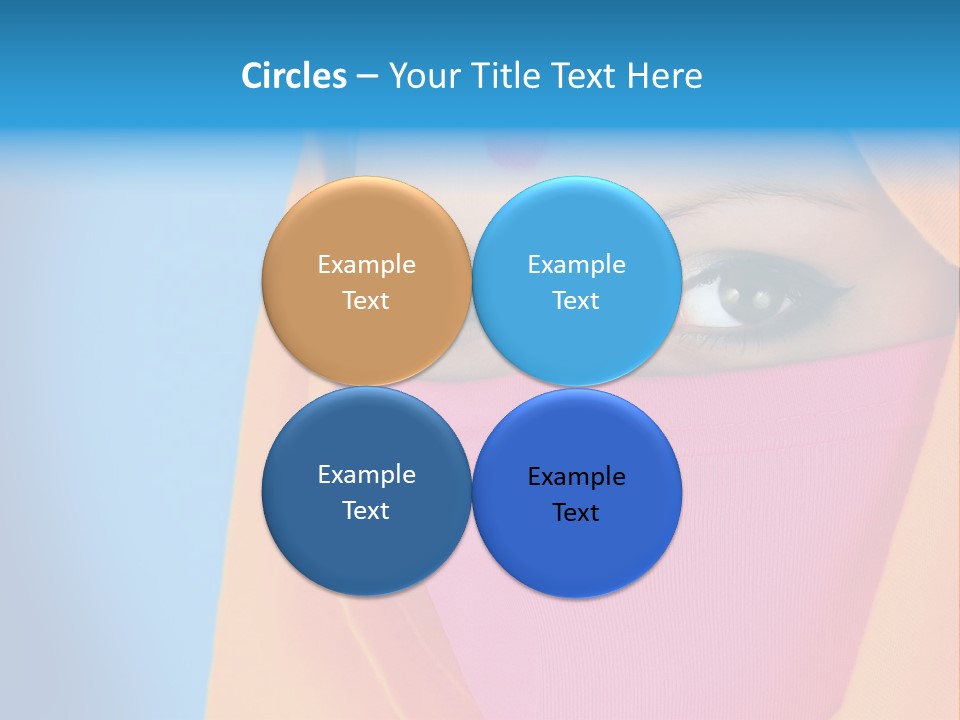 Face Of A Indian Woman. PowerPoint Template