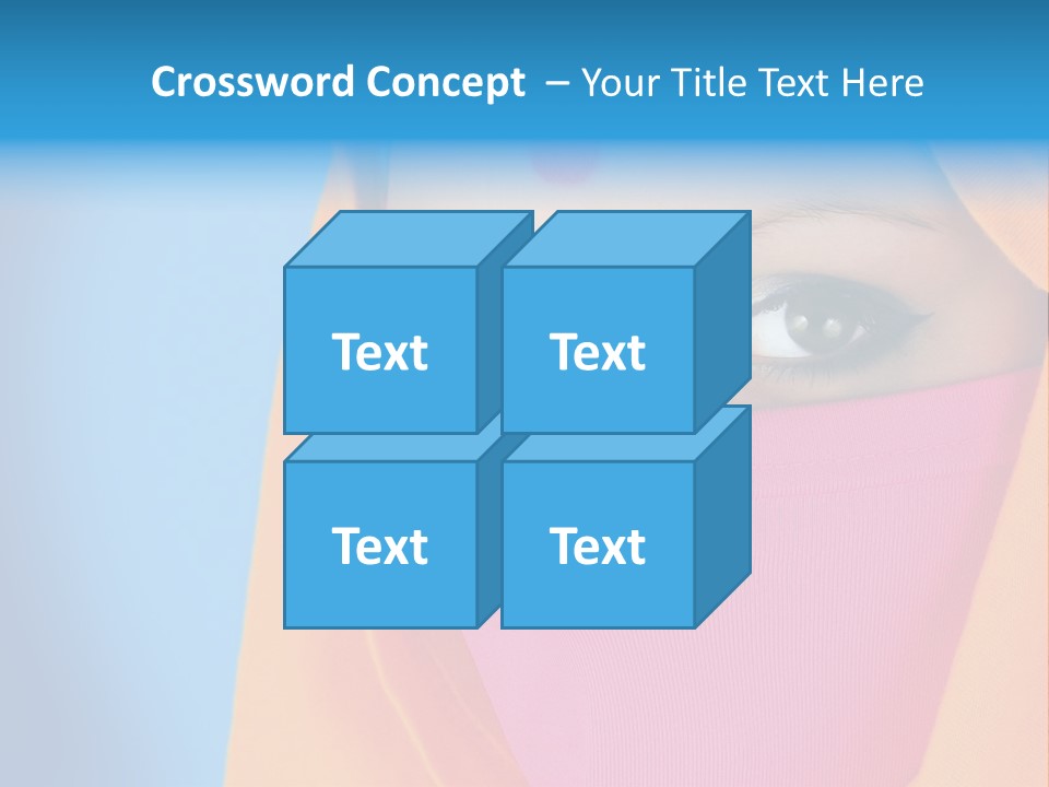 Face Of A Indian Woman. PowerPoint Template