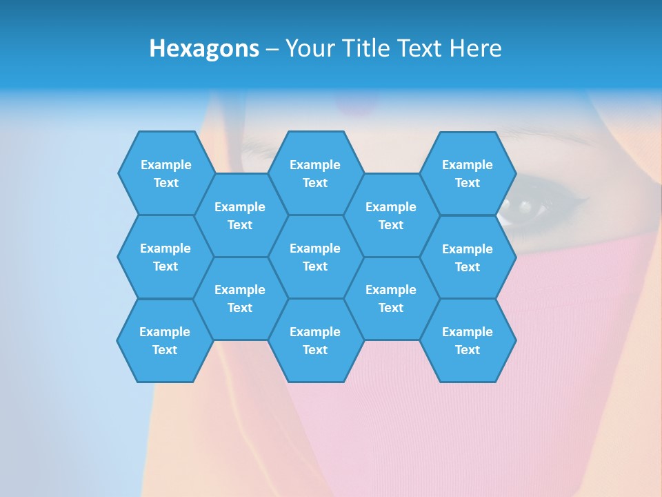 Face Of A Indian Woman. PowerPoint Template