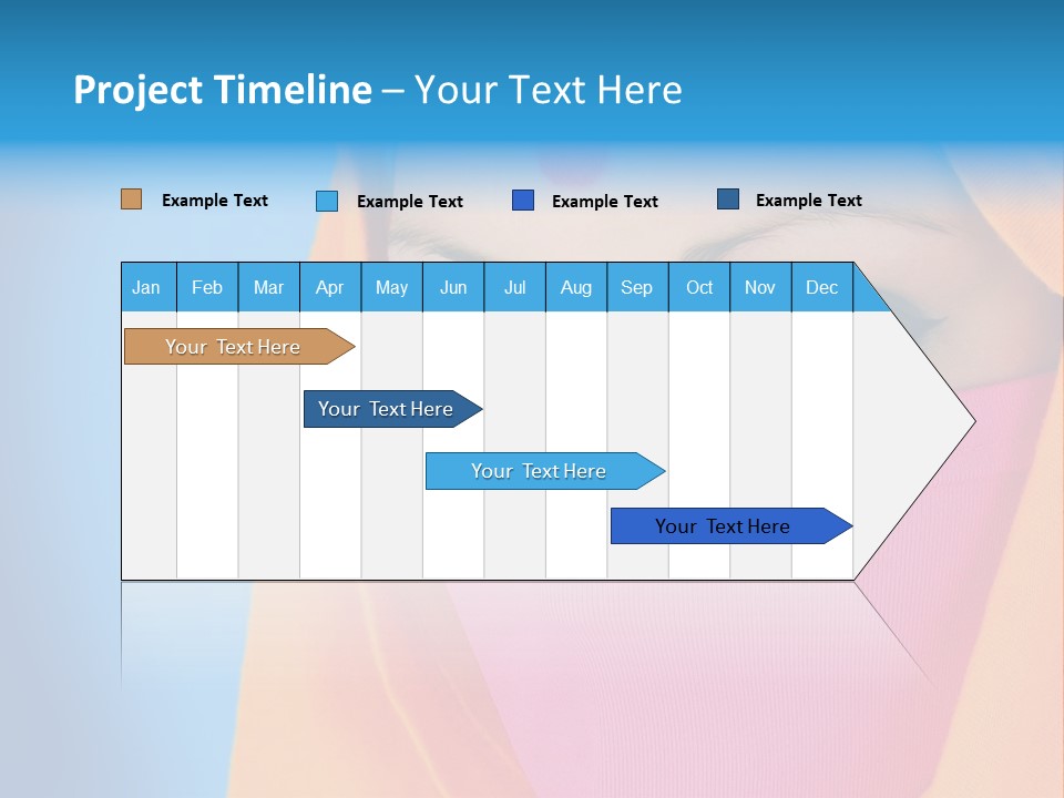 Face Of A Indian Woman. PowerPoint Template