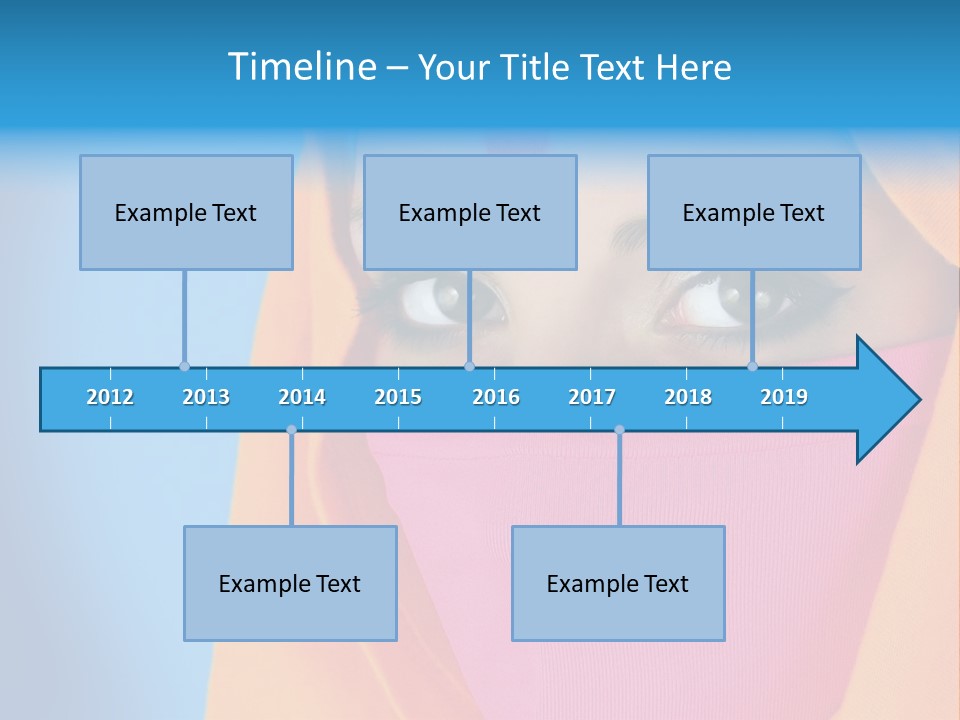 Face Of A Indian Woman. PowerPoint Template