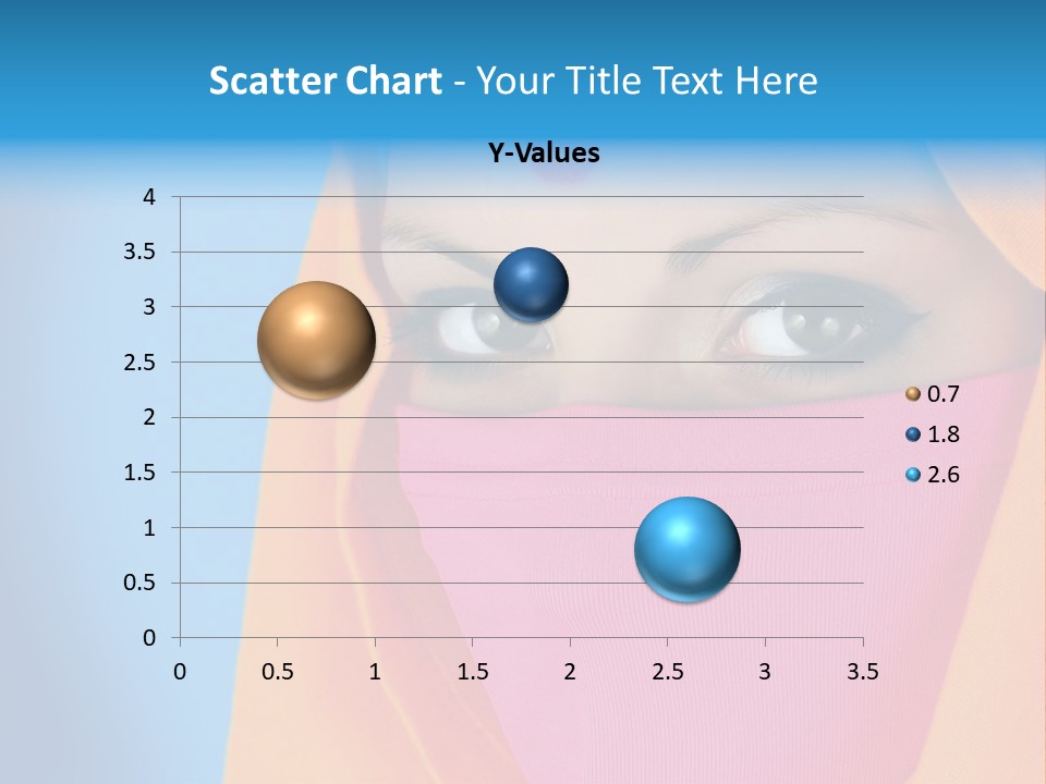 Face Of A Indian Woman. PowerPoint Template