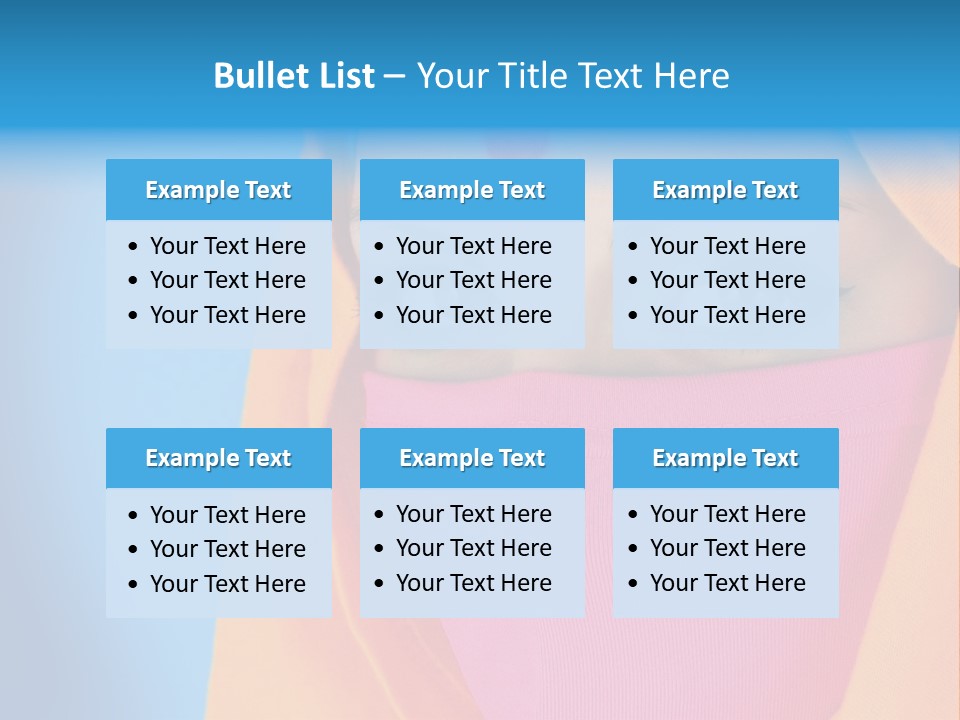 Face Of A Indian Woman. PowerPoint Template