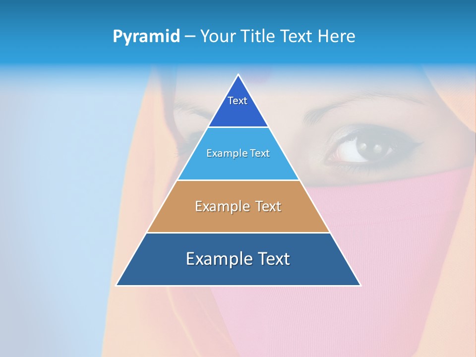 Face Of A Indian Woman. PowerPoint Template