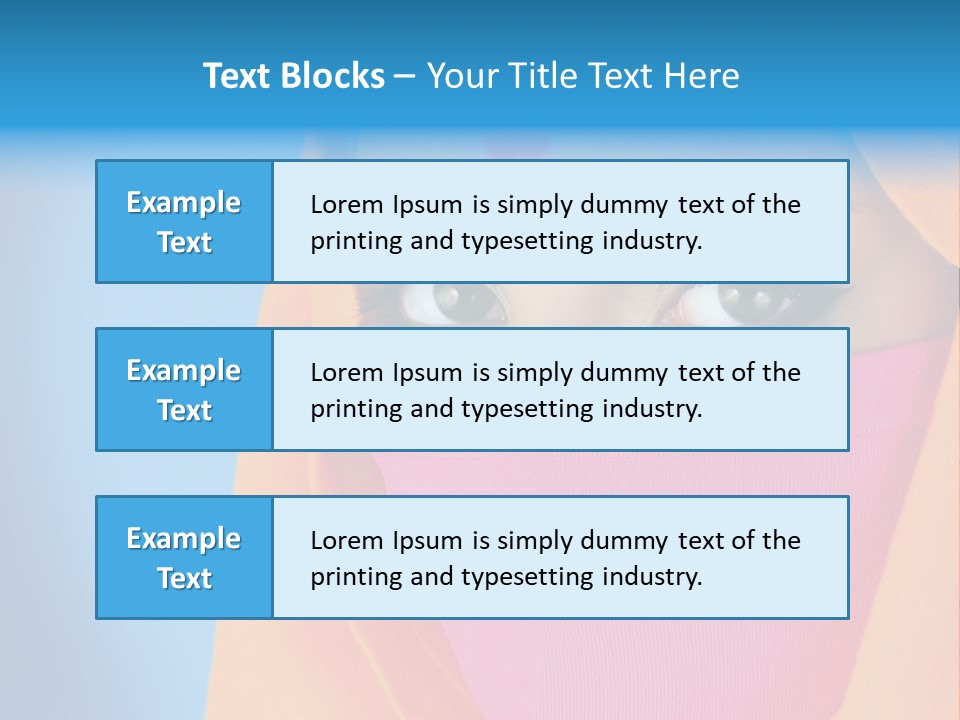 Face Of A Indian Woman. PowerPoint Template