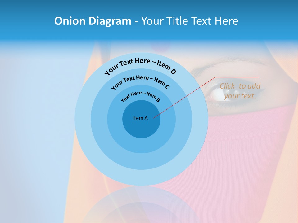 Face Of A Indian Woman. PowerPoint Template