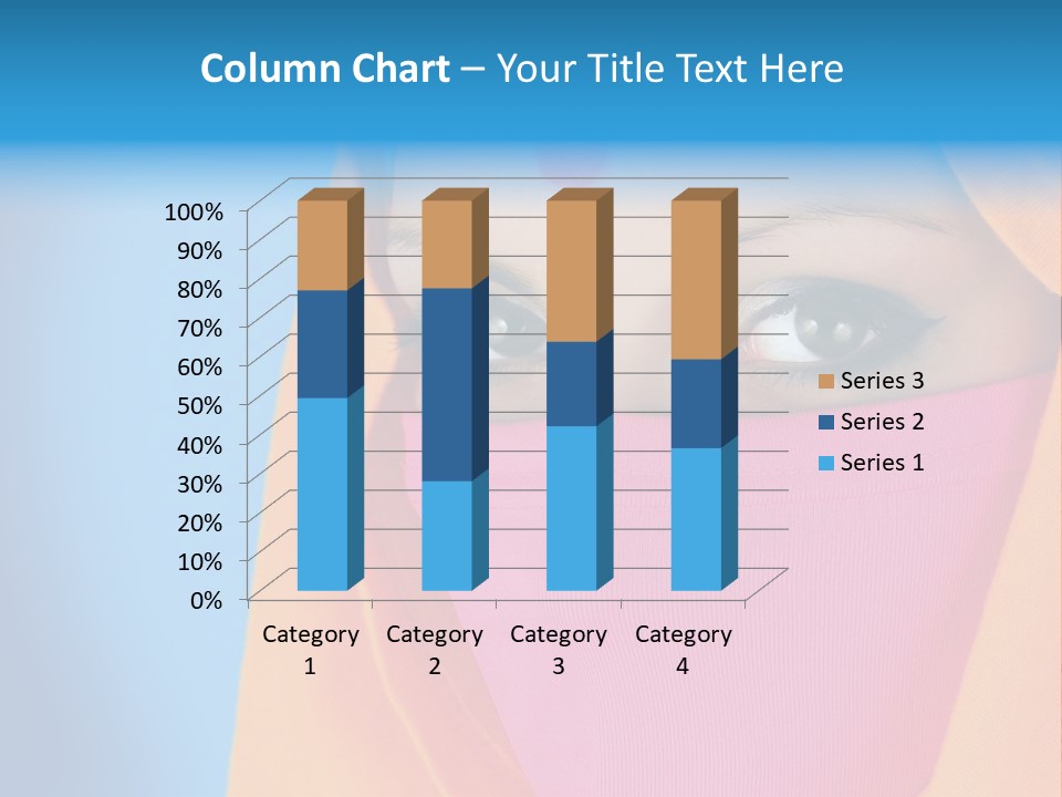Face Of A Indian Woman. PowerPoint Template