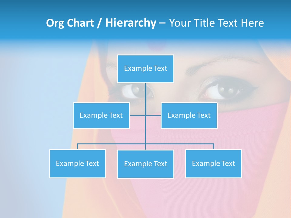 Face Of A Indian Woman. PowerPoint Template
