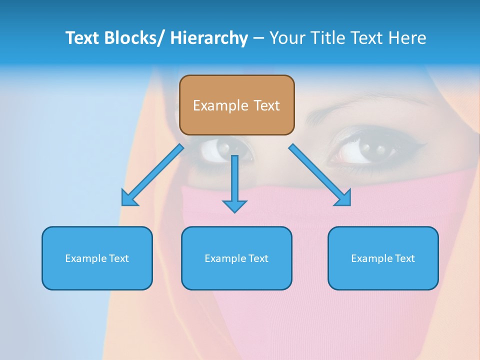 Face Of A Indian Woman. PowerPoint Template