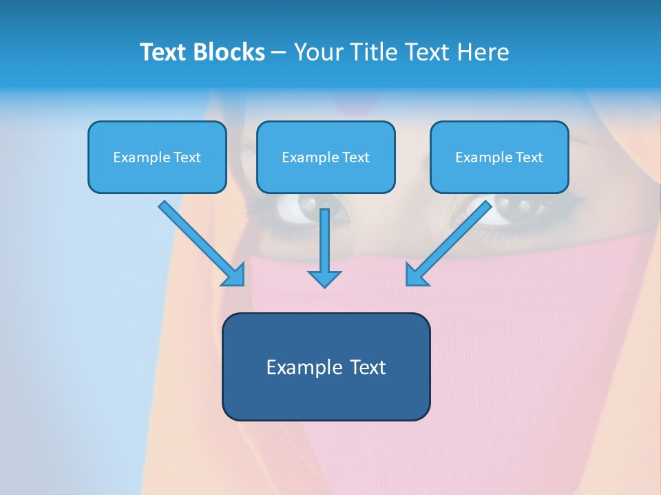 Face Of A Indian Woman. PowerPoint Template
