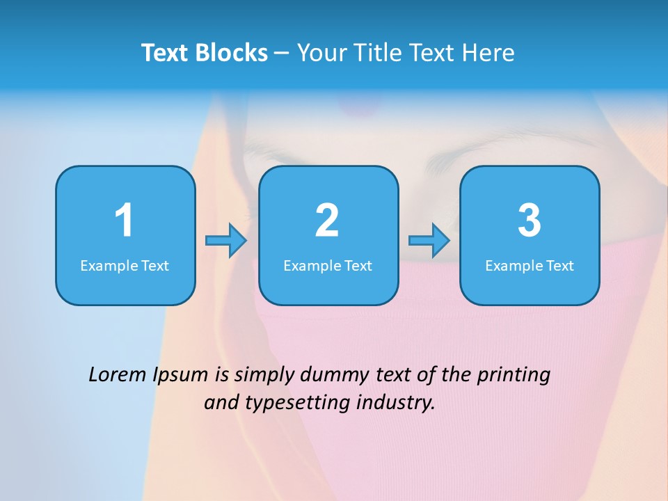 Face Of A Indian Woman. PowerPoint Template