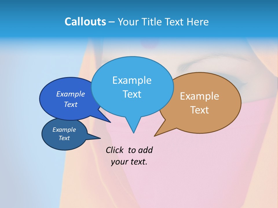 Face Of A Indian Woman. PowerPoint Template