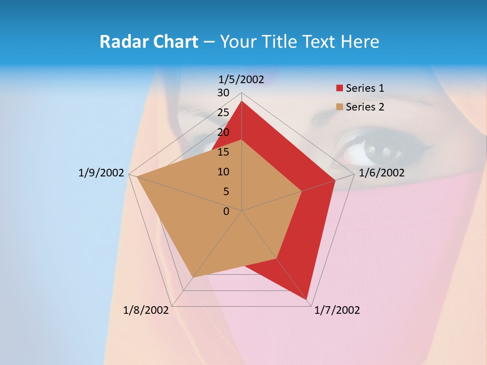 Face Of A Indian Woman. PowerPoint Template