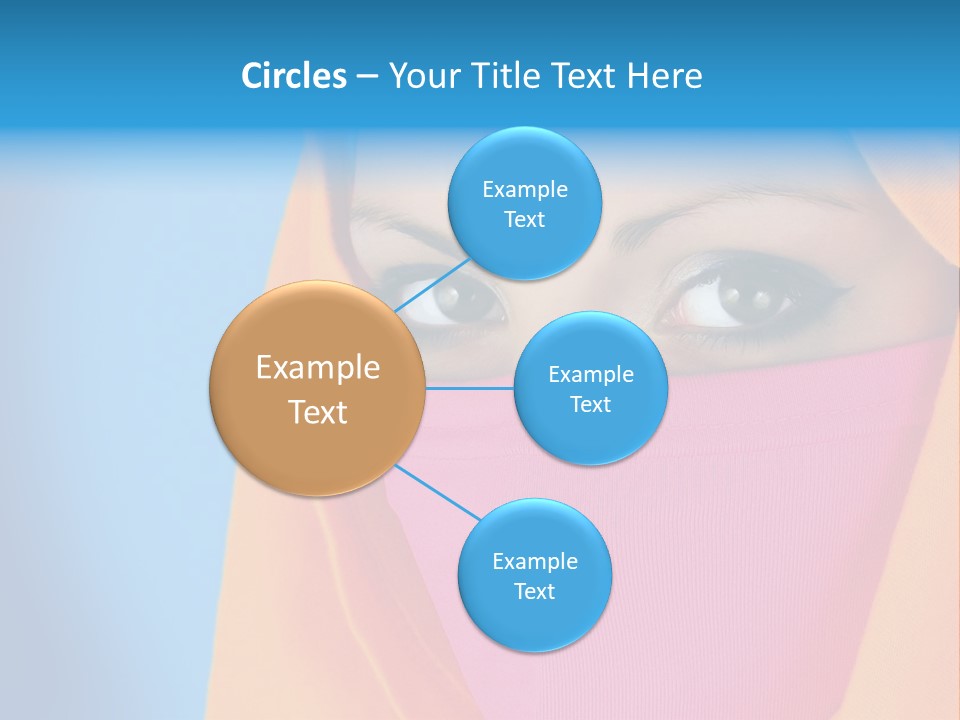 Face Of A Indian Woman. PowerPoint Template