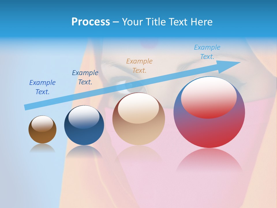 Face Of A Indian Woman. PowerPoint Template