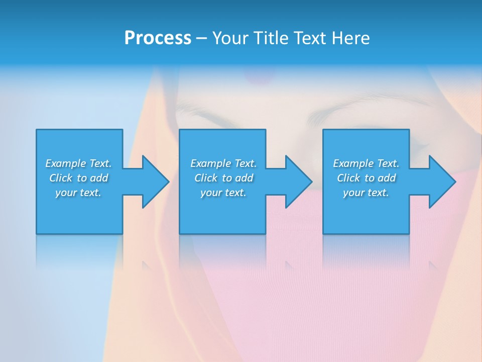 Face Of A Indian Woman. PowerPoint Template