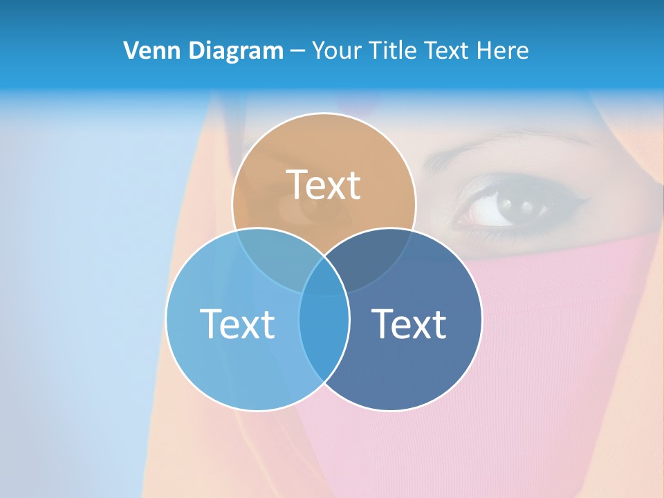 Face Of A Indian Woman. PowerPoint Template