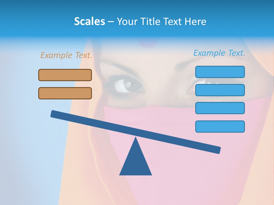 Face Of A Indian Woman. PowerPoint Template