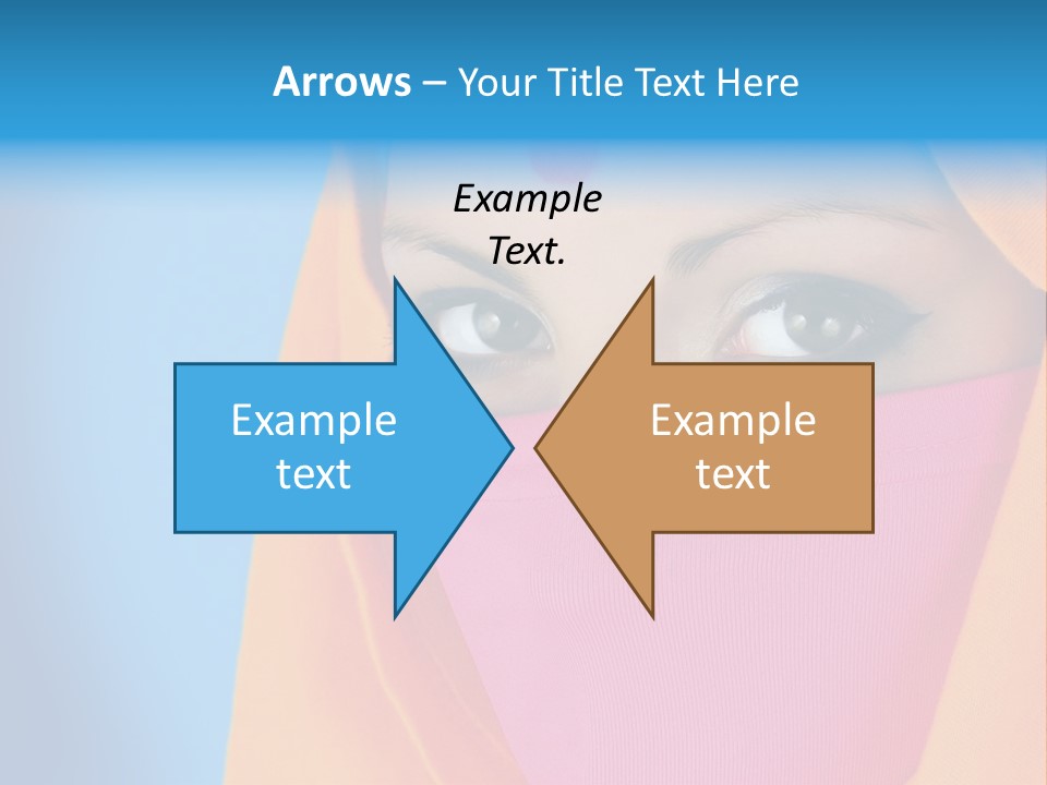 Face Of A Indian Woman. PowerPoint Template