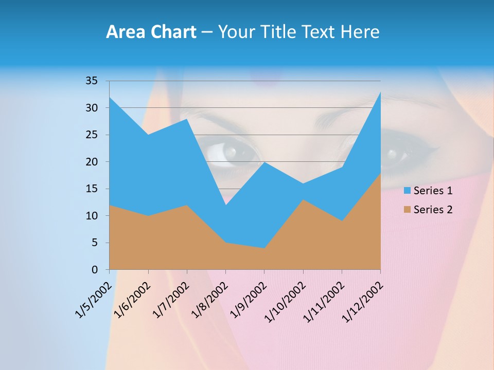 Face Of A Indian Woman. PowerPoint Template