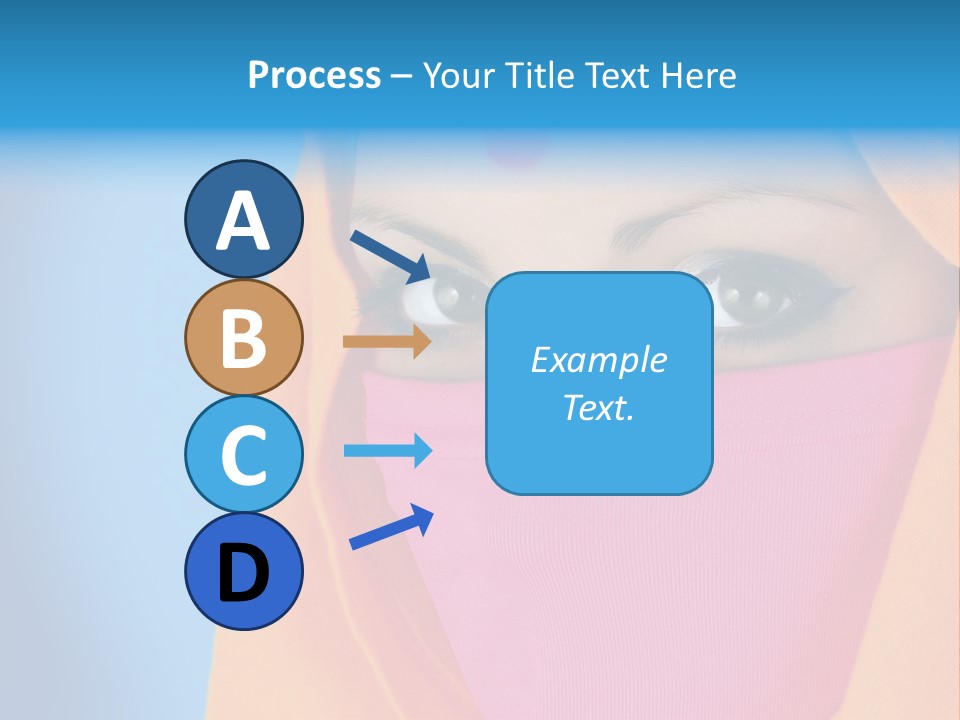 Face Of A Indian Woman. PowerPoint Template