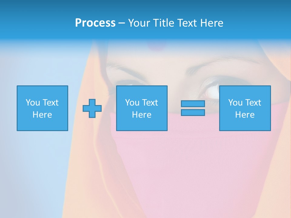 Face Of A Indian Woman. PowerPoint Template