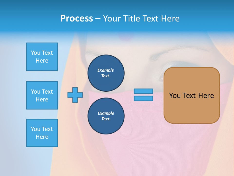 Face Of A Indian Woman. PowerPoint Template