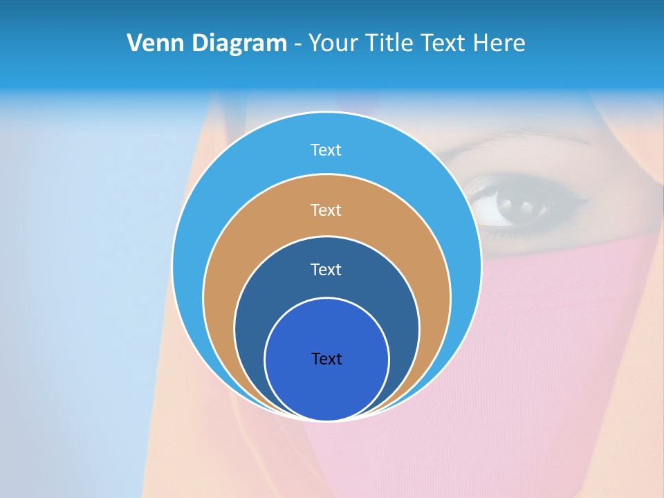 Face Of A Indian Woman. PowerPoint Template