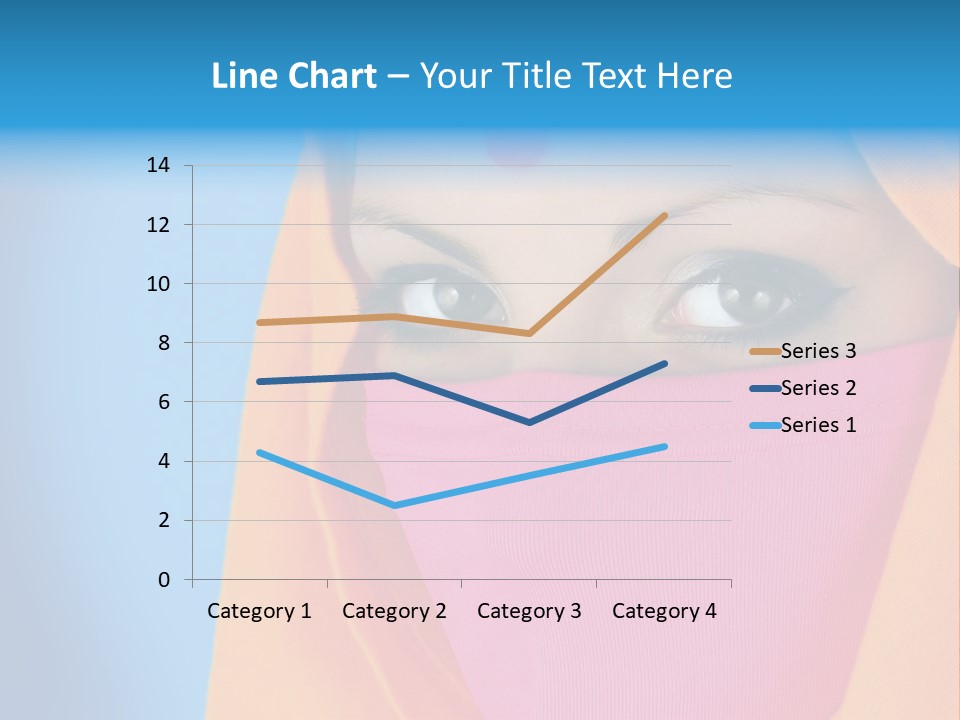 Face Of A Indian Woman. PowerPoint Template