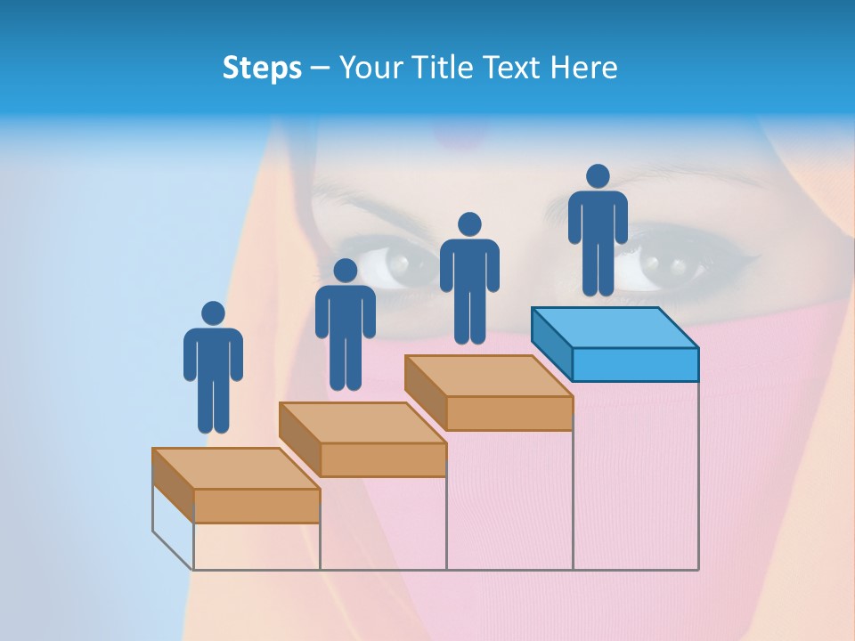 Face Of A Indian Woman. PowerPoint Template