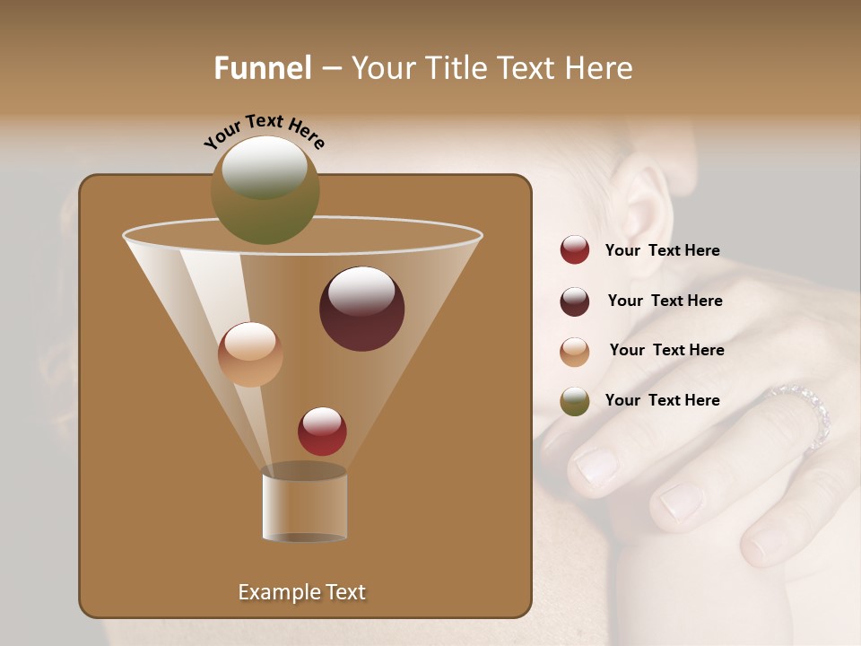 Baby Asleep On Mommas Shoulder PowerPoint Template