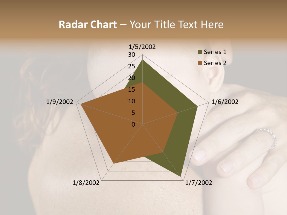 Baby Asleep On Mommas Shoulder PowerPoint Template